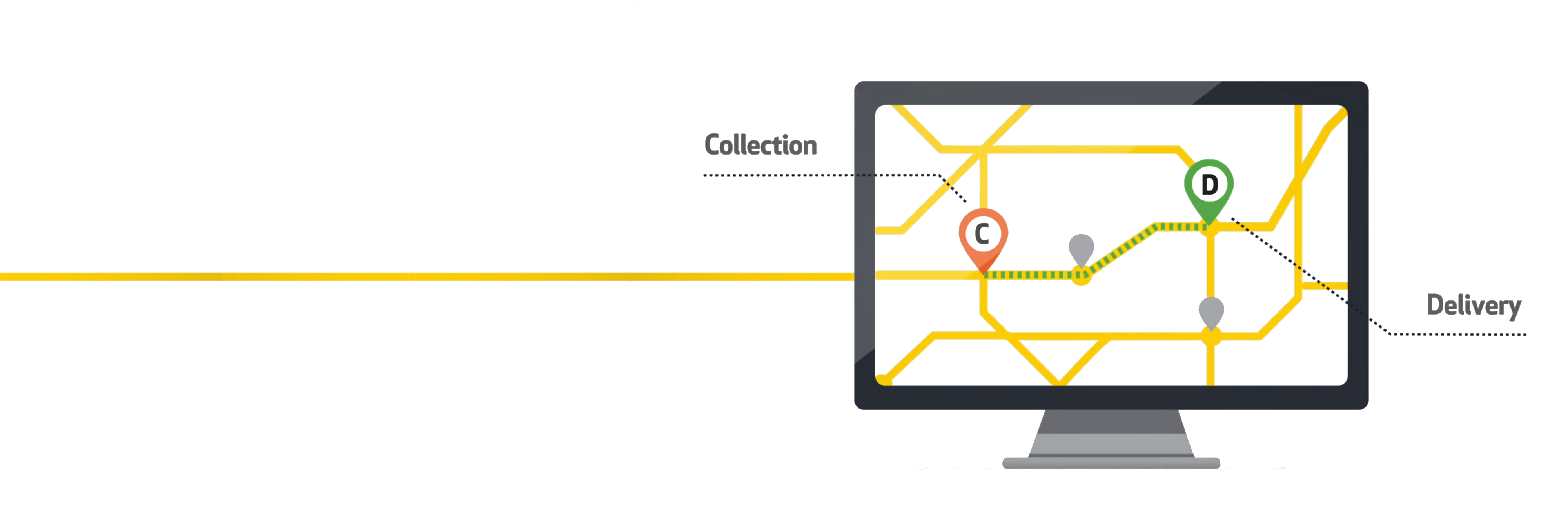 Overnight delivery software dashboard UK