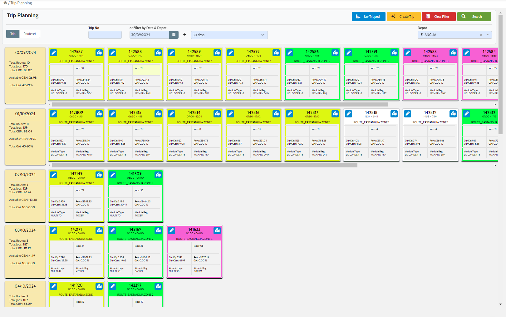 Route planning software for courier delivery optimisation